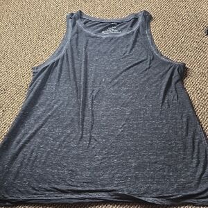 Torrid Heathered Gray/ Black Muscle Tee Shirt Plus